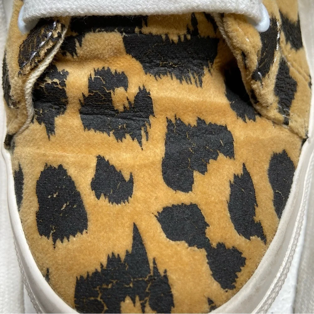 Vans Sid DX 'Anaheim Factory’ Felt Coated Canvas Leopard Lace Up Sneaker
